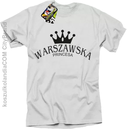 Warszawska princesa - Koszulka STANDARD biała