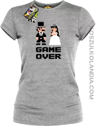 Game Over Pixel - koszulka damska na panieńskie melanż 