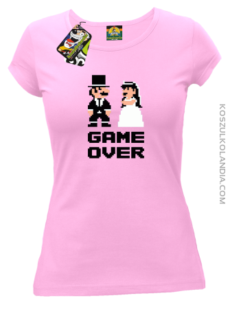 Game Over Pixel - koszulka damska na panieńskie