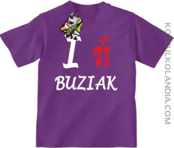 I LOVE Buziak -  Koszulka Dziecięca - Fioletowy