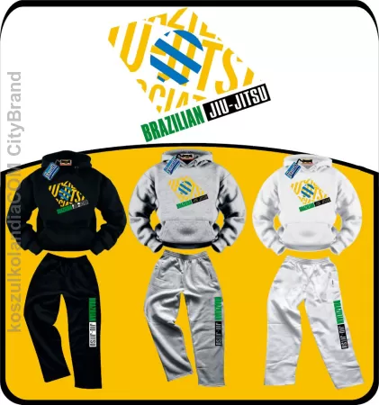 Brazilian Jiu-Jitsu CutFlag  - dres dwuczęściowy