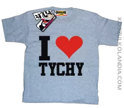 I love Tychy - koszulka dziecięca - melanżowy
