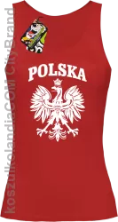 Polska - Top damski czerwony 