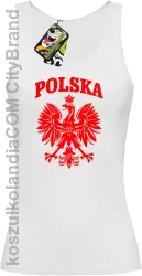 Polska - Top damski biały 