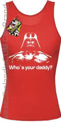 LORD Who`s your daddy - Top damski czerwony 