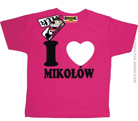 I love Mikołów - koszulka dziecięca
