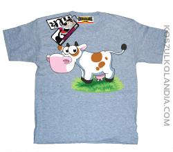 Krówka Musia - zabawna koszulka dziecięca - melanż