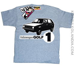 Volkswagen Golf 1 - koszulka dziecięca - melanżowy