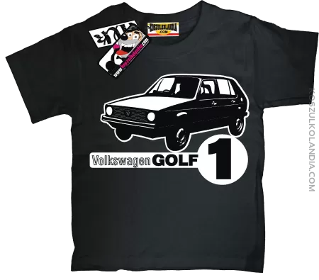 Volkswagen Golf 1 - koszulka dziecięca