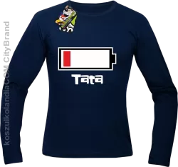 Tata Bateria do ładowania - Longsleeve męski granat