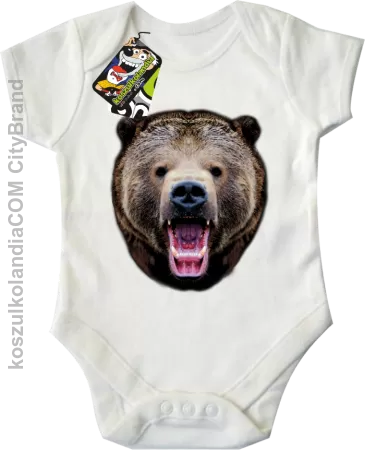 Miś Grizzly Real Foto - Body dziecięce