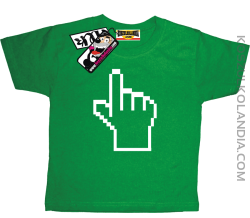 Łapka wektorowa  - koszulka dziecięca - zielony
