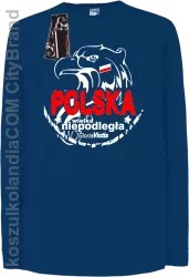 Polska Wielka Niepodległa - Longsleeve dziecięcy niebieski