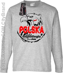 Polska Wielka Niepodległa - Longsleeve dziecięcy melanż 