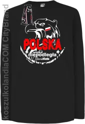 Polska Wielka Niepodległa - Longsleeve dziecięcy czarny 