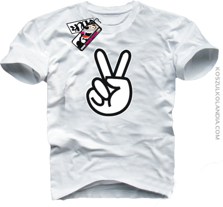 Victory Peace Znak Pokoju - koszulka męska