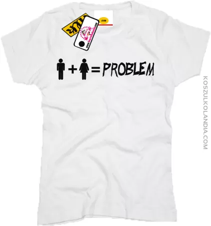 on + ona = problem - koszulka damska Nr KODIA00064d