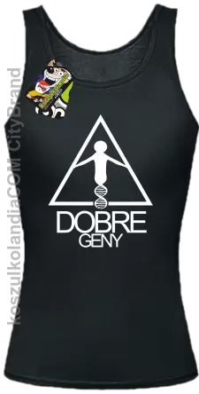 Dobre geny-Top damski czarny