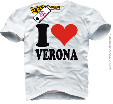 I LOVE VERONA - koszulka męska 2