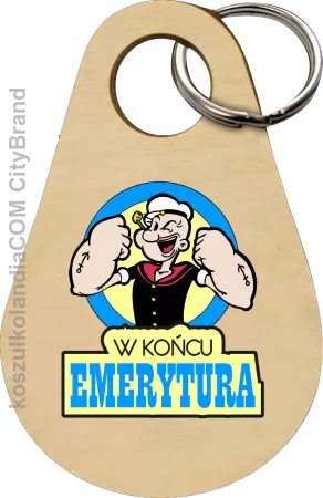 POPEY StrongMan W końcu emerytura - Breloczek 