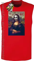 Mona Lisa Hello Jocker - Bezrękawnik męski czerwony 