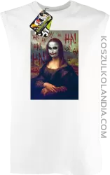 Mona Lisa Hello Jocker - Bezrękawnik męski biały 