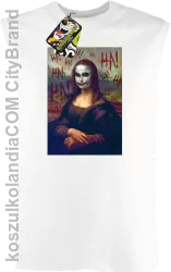 Mona Lisa Hello Jocker - Bezrękawnik męski biały 