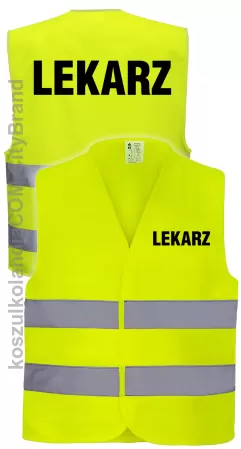 Lekarz - kamizelka odblaskowa