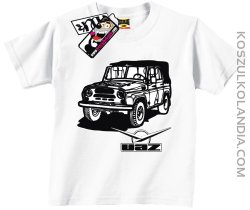 UAZ - koszulka dziecięca - biały