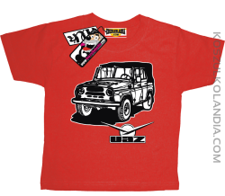 UAZ - koszulka dziecięca - czerwony