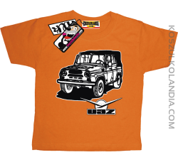 UAZ - koszulka dziecięca - pomarańczowy