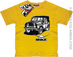 UAZ - koszulka dziecięca - żółty