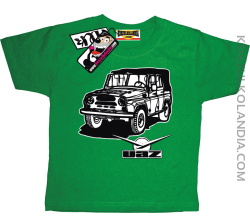 UAZ - koszulka dziecięca - zielony