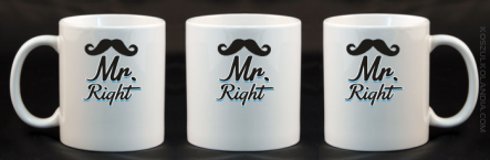 Mr Right example - Kubek Ceramiczny