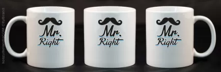 Mr Right example - Kubek Ceramiczny