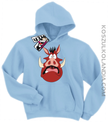 Pumba Scream - modna bluza dziecięca - błękitny