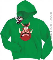 Pumba Scream - modna bluza dziecięca - zielony