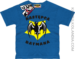 Następca Batmana - koszulka dziecięca - niebieski