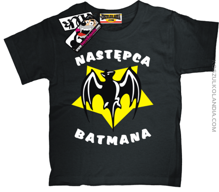 Następca Batmana - koszulka dziecięca - czarny