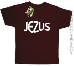 JEZUS Jesus christ symbolic - Koszulka Dziecięca - Brązowy