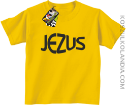 JEZUS Jesus christ symbolic - Koszulka Dziecięca - Żółty
