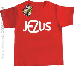 JEZUS Jesus christ symbolic - Koszulka Dziecięca - Czerwony