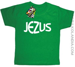 JEZUS Jesus christ symbolic - Koszulka Dziecięca - Zielony