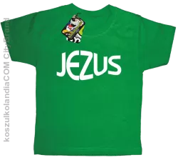 JEZUS Jesus christ symbolic - Koszulka Dziecięca - Zielony