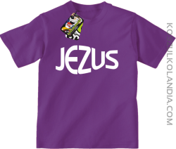 JEZUS Jesus christ symbolic - Koszulka Dziecięca - Fioletowy