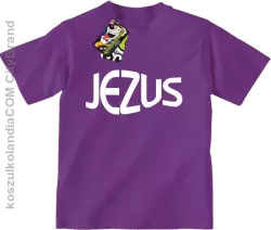 JEZUS Jesus christ symbolic - Koszulka Dziecięca - Fioletowy