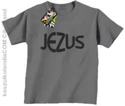 JEZUS Jesus christ symbolic - Koszulka Dziecięca - Szary