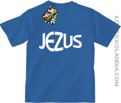 JEZUS Jesus christ symbolic - Koszulka Dziecięca - Niebieski