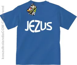 JEZUS Jesus christ symbolic - Koszulka Dziecięca - Niebieski