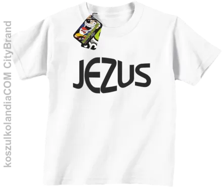 JEZUS Jesus christ symbolic - Koszulka Dziecięca - Biały